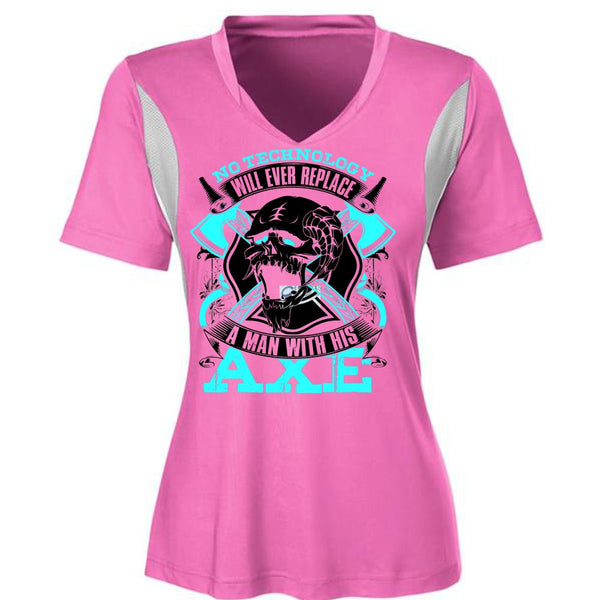 Replace A Man With His AXE T Shirt, I Love Firefighter T Shirt, Awesome T-Shirts