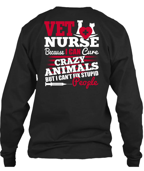 Vet Nurse T Shirt, Crazy Animals T Shirt