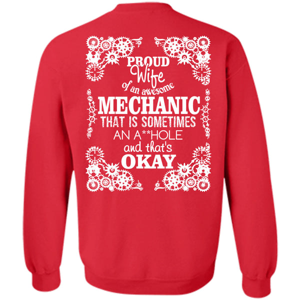 Being A Mechanic T Shirt, I Love My Husband Sweatshirt
