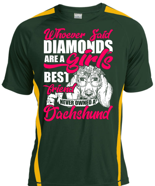 Never Owned A Dachshund T Shirt, Girl's Best Friend T Shirt, Cool Shirt