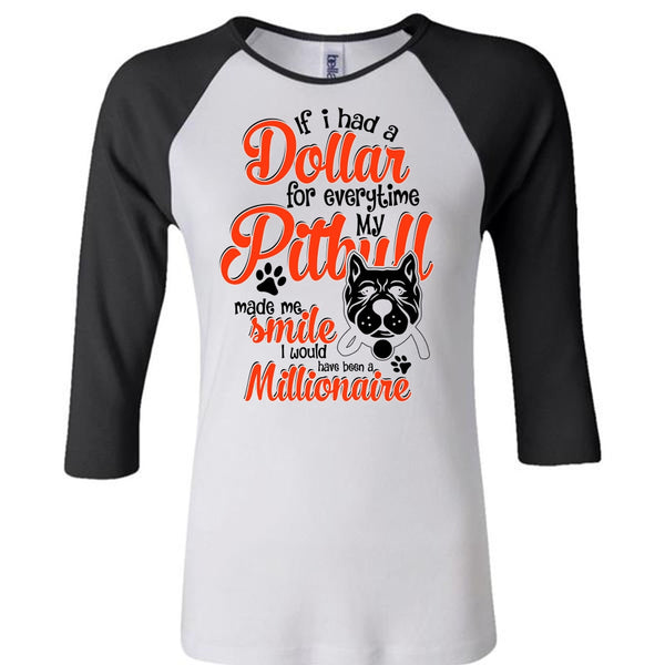 I Had A Dollar For Everytime My Pit Bull T Shirt, I Love Dog T Shirt, Awesome T-Shirts