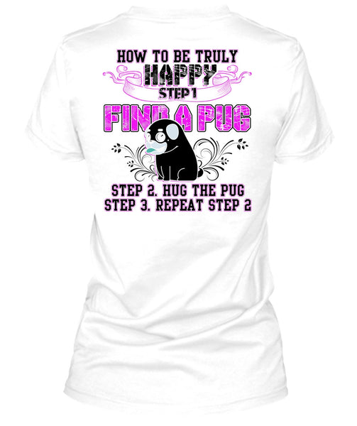 Find A Pug T Shirt, I Love Pug T Shirt