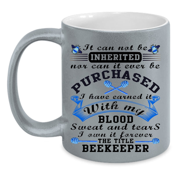 Best Beekeeper Coffee Mug, The Title Beekeeper Accent Mug