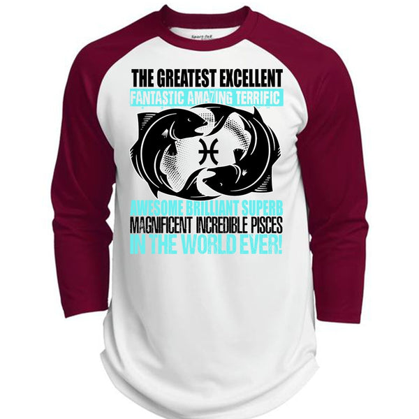 Magnificent Incredible Pisces T Shirt, I Love Pisces T Shirt, Awesome T-Shirts  (Polyester Game Baseball Jersey)
