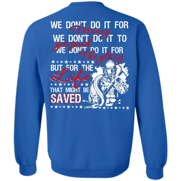 I Love Firefighter T Shirt, Fire Engine Riding Sweatshirt