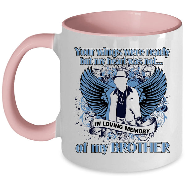 My Heart Was Not Coffee Mug, Your Wings Were Ready Accent Mug