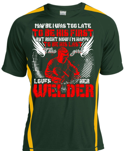 This Girl Loves Her Welder T Shirt, I'm Happy T Shirt, Cool Shirt