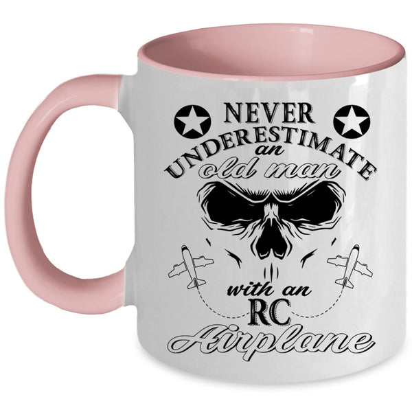 Cool Grandpas Coffee Mug, An Old Man With An RC Airplane Accent Mug