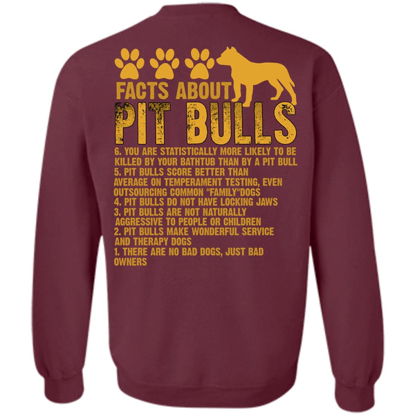 There Are No Bad Dogs T Shirt, I Love Pit Bull Sweatshirt