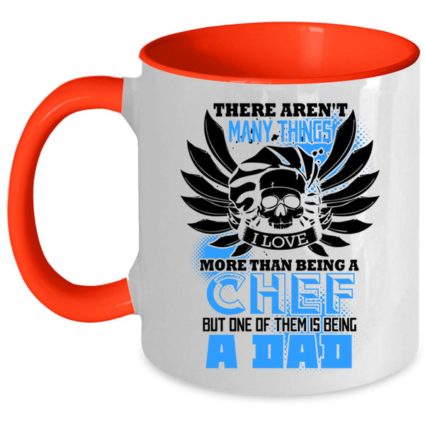 I Love Being A Dad Coffee Mug, I Love Being A Chef Accent Mug