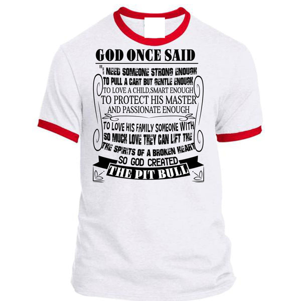 God Created The Pit Bull T Shirt, I Love My Dogs T Shirt, Awesome T-Shirts