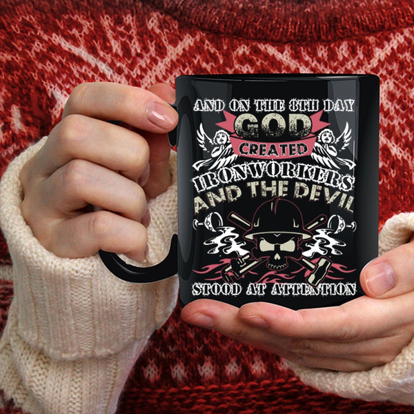 On The 8th Day God Created Ironworkers Coffee Mug, Cute Ironworker Coffee Cup