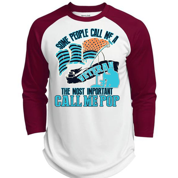 The Most Important Call Me Pop T Shirt, I Love Veteran T Shirt, Awesome T-Shirts  (Polyester Game Baseball Jersey)