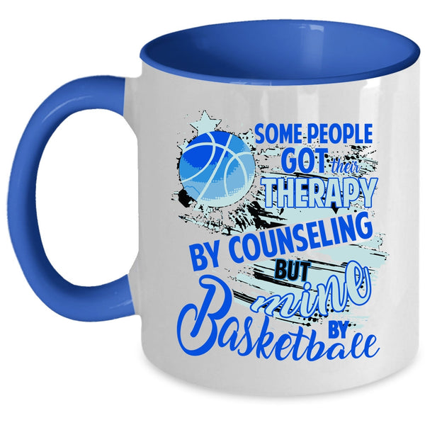 Cool Sporty Coffee Mug, Basketball Accent Mug