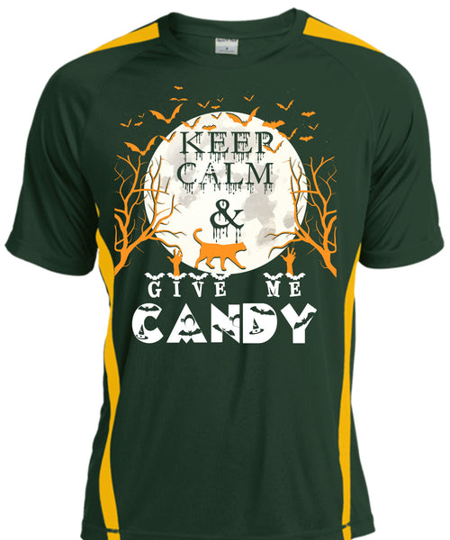 Keep Calm And Give Me Candy T Shirt, I Love Christmas T Shirt, Cool Shirt