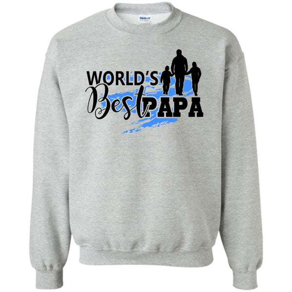 Gift For Papa T Shirt, World's Best Papa Sweatshirt