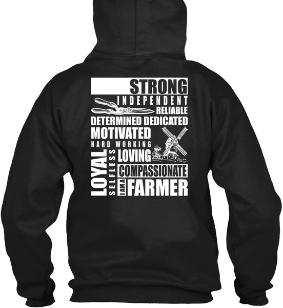 I Am A Farmer T Shirt, Hard Working Loving T Shirt