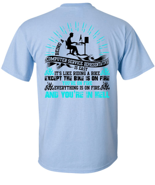 Being A Computer Service T Shirt, I Love Programmer T Shirt