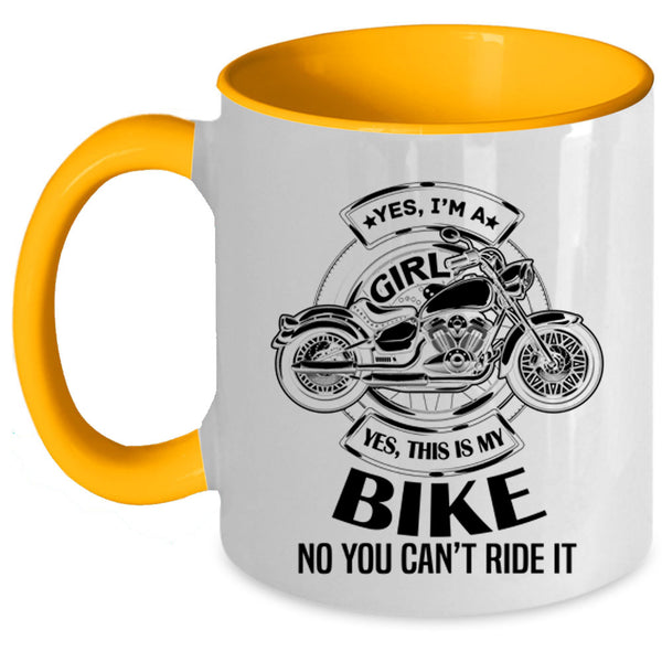 This Is My Bike Coffee Mug, I'm A Girl Accent Mug