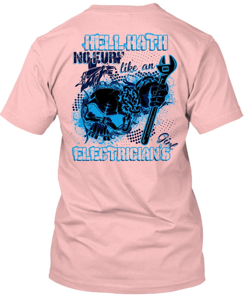 Like An Electrician's Girl T Shirt, I Love Electrician T Shirt