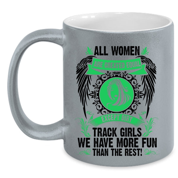 Beautiful Girls Coffee Mug, Dirt Track Girls Accent Mug