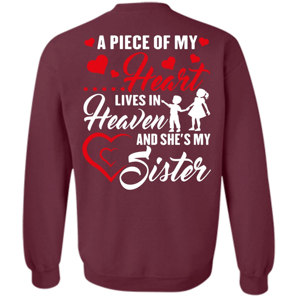 Lives In Heaven T Shirt, I Love Sister Sweatshirt