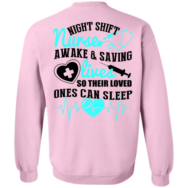 I Love Nursing T Shirt, Night Shift Nurse Sweatshirt