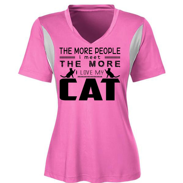The More People I Meet The More I Love My Cat T Shirt, Cool Pets T Shirt