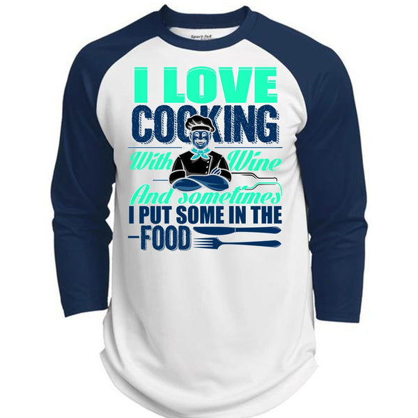I Love Cooking T Shirt, I Love Chef T Shirt, Awesome T-Shirts  (Polyester Game Baseball Jersey)