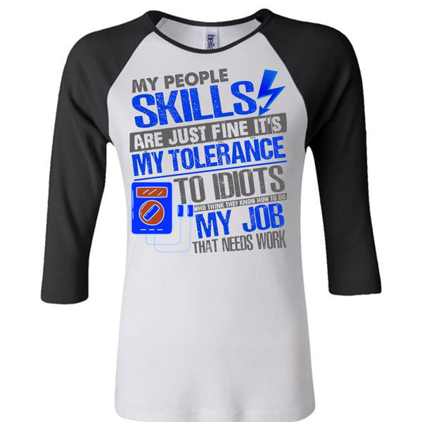 My People Skills Are Just Fine T Shirt, I Love Electrician T Shirt, Awesome T-Shirts