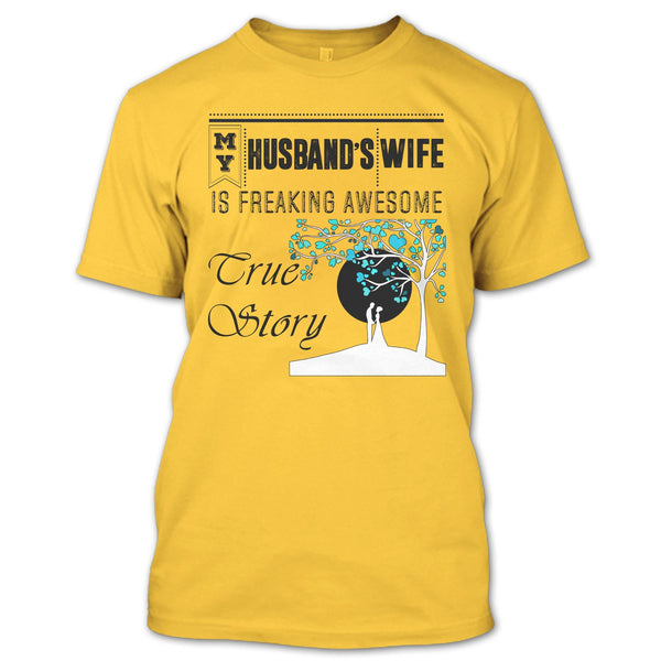 My Husband's Wife T Shirt, Coolest Wife T Shirt