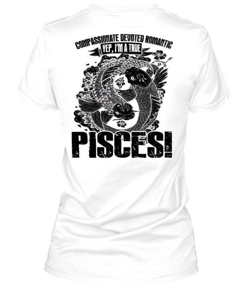I'm A True Pisces T Shirt, I Love Pisces T Shirt