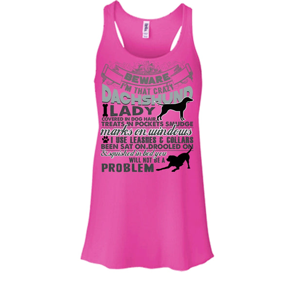 I'm That Crazy Dachshund Lady T Shirt, I Am A Dog Lover T Shirt, Awesome t-shirts