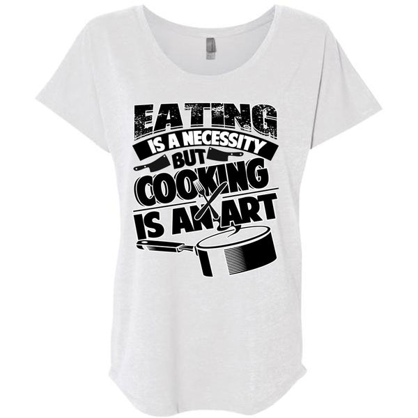 Eating Is A Necessity T Shirt, I Love Cooking T Shirt, Awesome T-Shirts