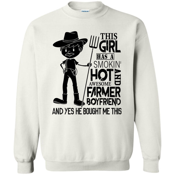 Gift Farmer T Shirt, Awesome Farmer Boyfriend Sweatshirt