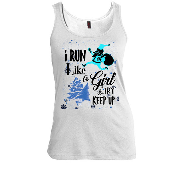 I Run Like A Girl T Shirt, Coolest Runner Merry Christmas T Shirt, Awesome t-shirts