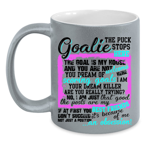 My Best Friends Coffee Mug, Goalie Accent Mug
