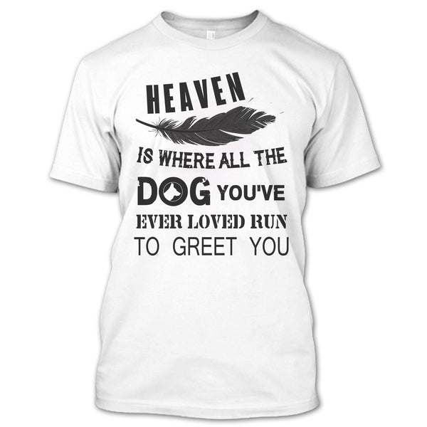 A black t-shirt with the shopify logo