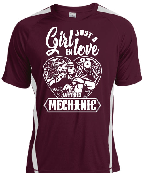 Just A Girl In Love With A Mechanic T Shirt, Being A Mechanic T Shirt, Cool Shirt