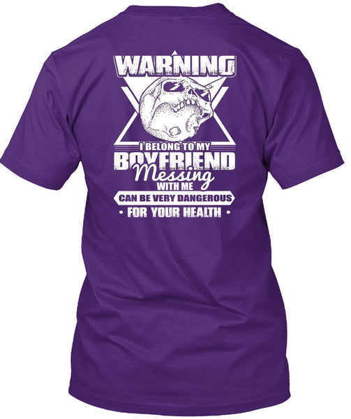 I Belong To My Boyfriend T Shirt, Being A Husband T Shirt