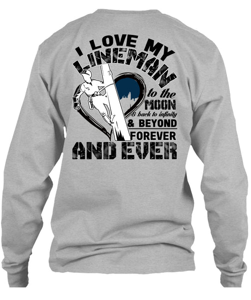 I Love My Lineman T Shirt, Being A Lineman T Shirt