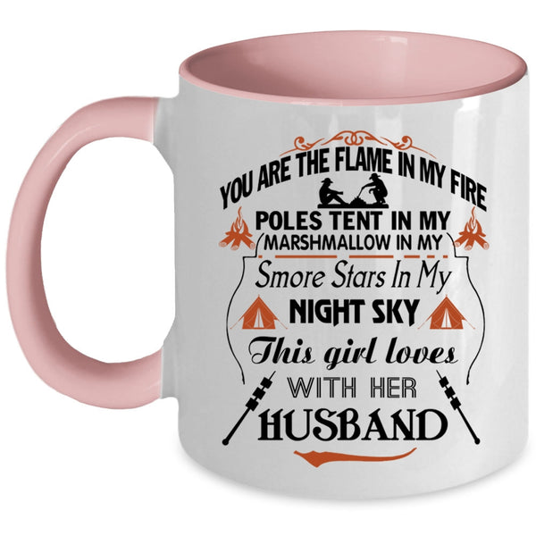 This Girl Loves With Her Husband Mug, Cool Married Cup