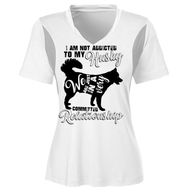 I Am Not Addicted To My Husky T Shirt, I Love Dog T Shirt, Awesome T-Shirts