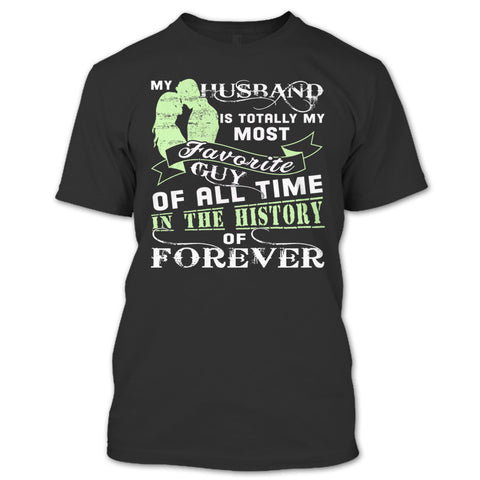 A black t-shirt with the shopify logo