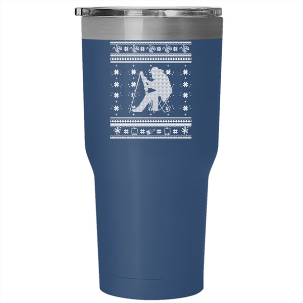 Painter Tumbler 30 oz Stainless Steel, Cool Ugly Christmas Travel Mug