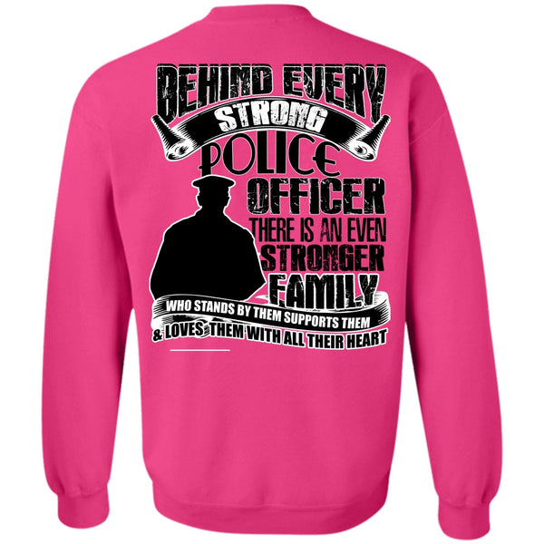 I Love Police T Shirt, Strong Police Officer Sweatshirt