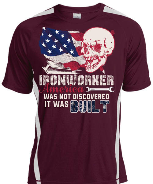 Ironworker America T Shirt, It Was Built T Shirt, Cool Shirt