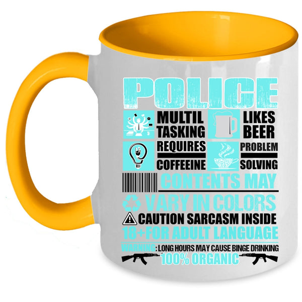 Awesome Gift For Policemans Coffee Mug, Police Accent Mug