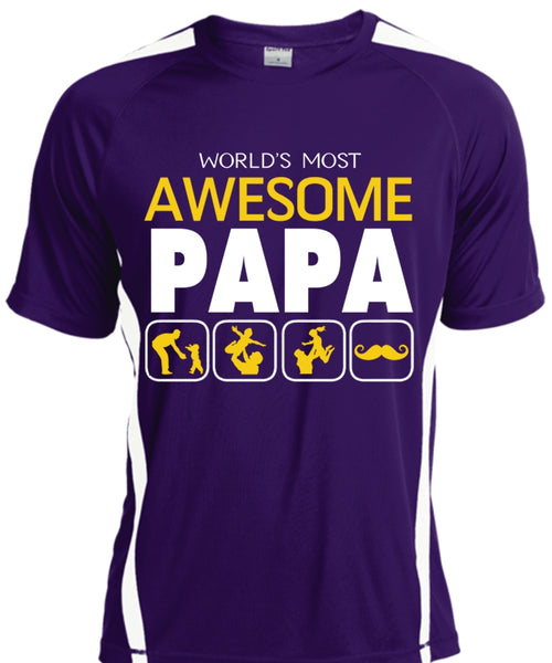 World's Most Awesome Papa T Shirt, Being A Papa T Shirt, Father's Day T Shirt