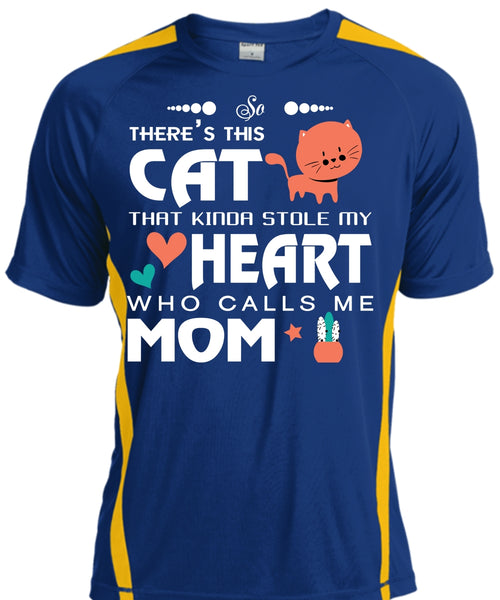 There's This Cat That Kinda Stole My Heart T Shirt, Calls Me Mom T Shirt